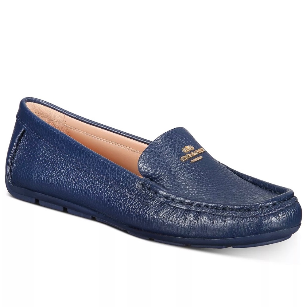 COACH Marley Driver Loafers | Navy | size 6.5 (never worn)